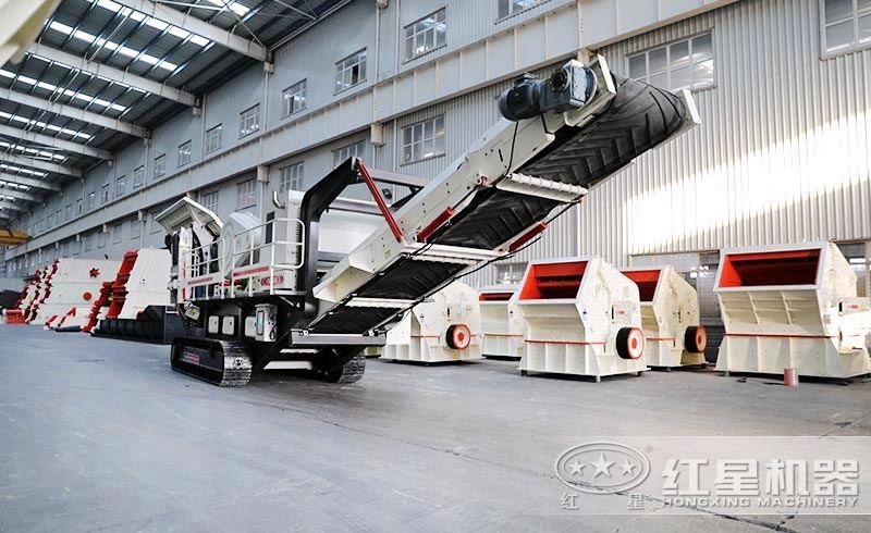 時(shí)產(chǎn)50噸移動(dòng)碎石機(jī)